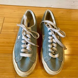 Women’s Blue One Star Converse size 8.5